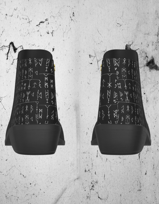 Gotyckie Damskie Buty Runiczne