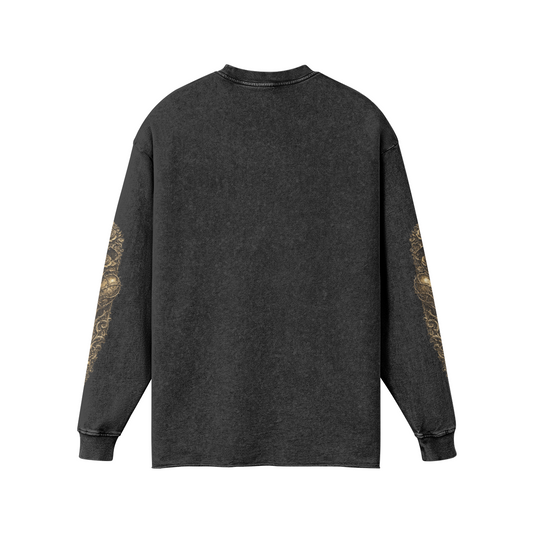 Gothic Dark Streetwear Long-Sleeve