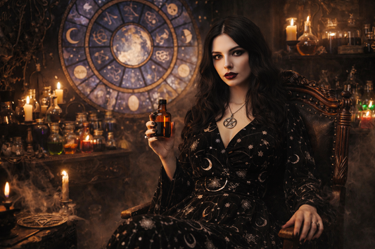 Gotycka Szafa#17: Gotyckie ubrania astrologiczne. Czym różni się celestial gothic od wicca?