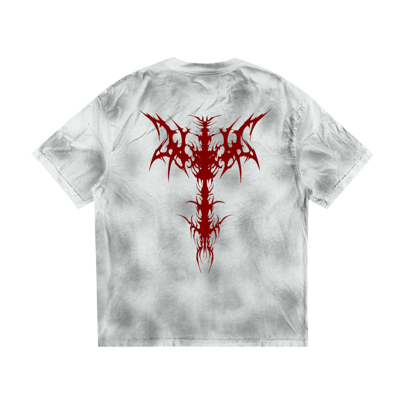 Koszulka Grunge Goth Washed Unisex | Eye of the Storm | 270 GSM