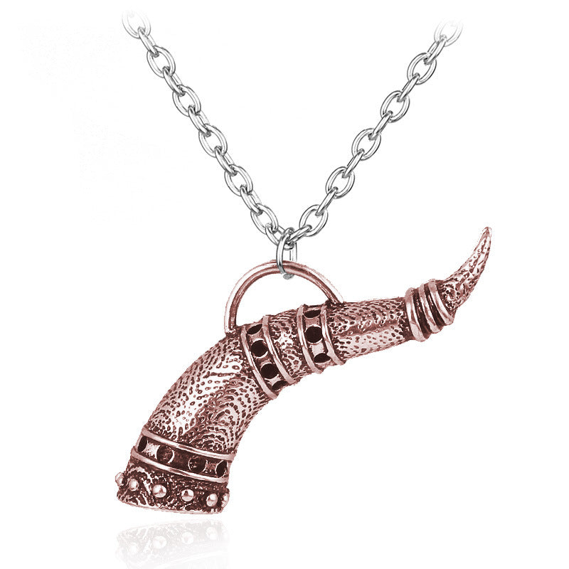 Nordycki Naszyjnik Horn of Valhalla's Feast Rose Gold