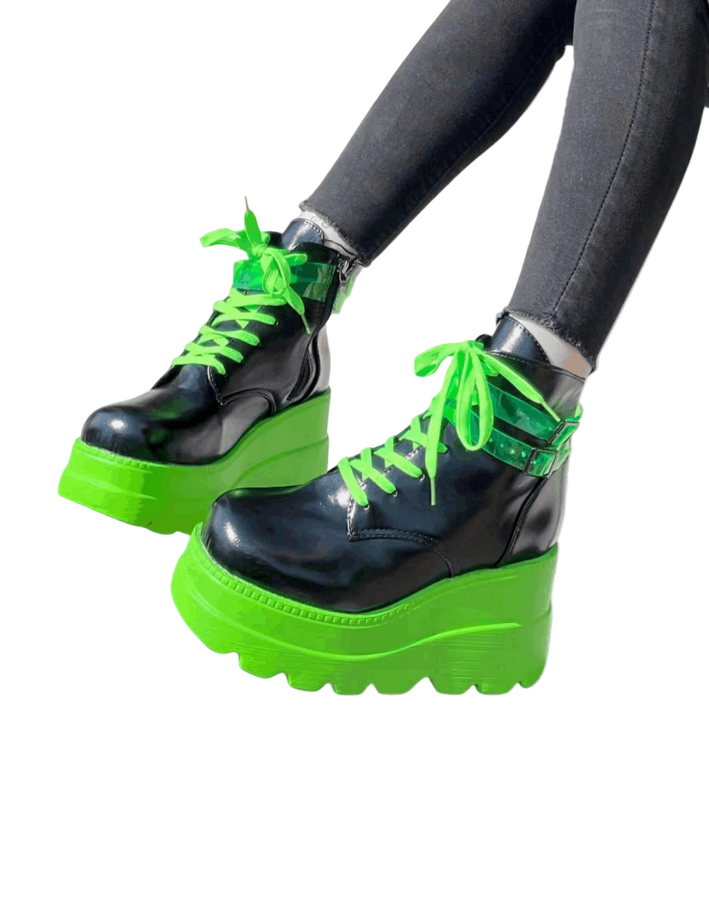 Punkowe Buty Neon Rebel | Punk Design