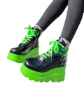 Punkowe Buty Neon Rebel | Punk Design
