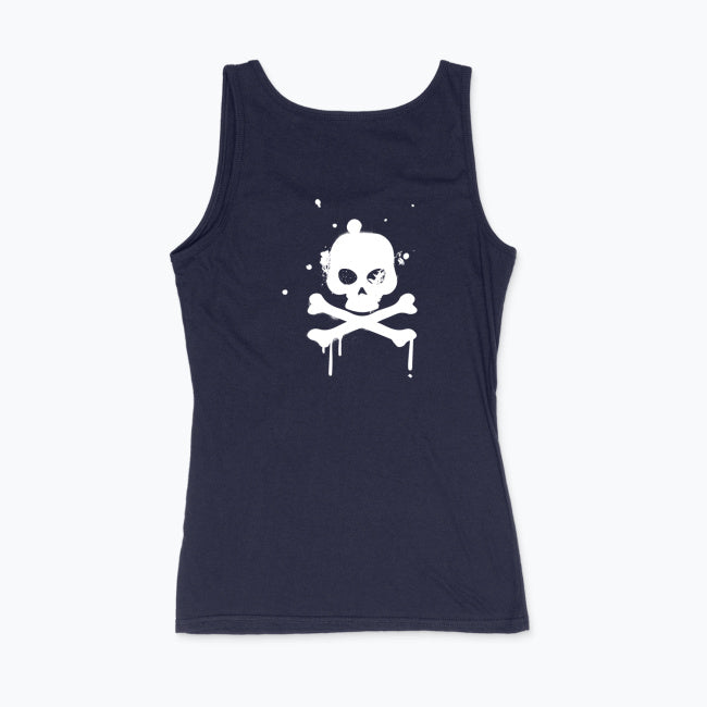 Punkowy Tank Top Damski z Czaszką – SICK OF IT ALL | 100% Bawełna