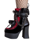 Gotyckie Botki Dark Bloodly Elegance