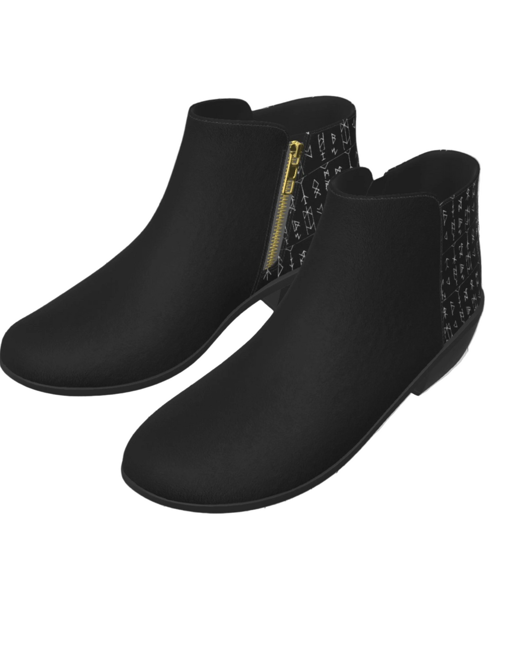 Gotyckie Damskie Buty Runiczne