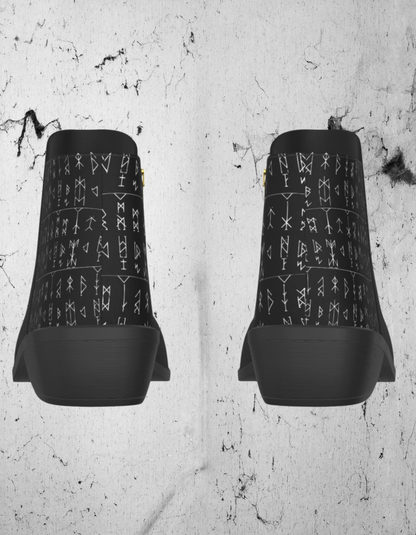 Gotyckie Damskie Buty Runiczne