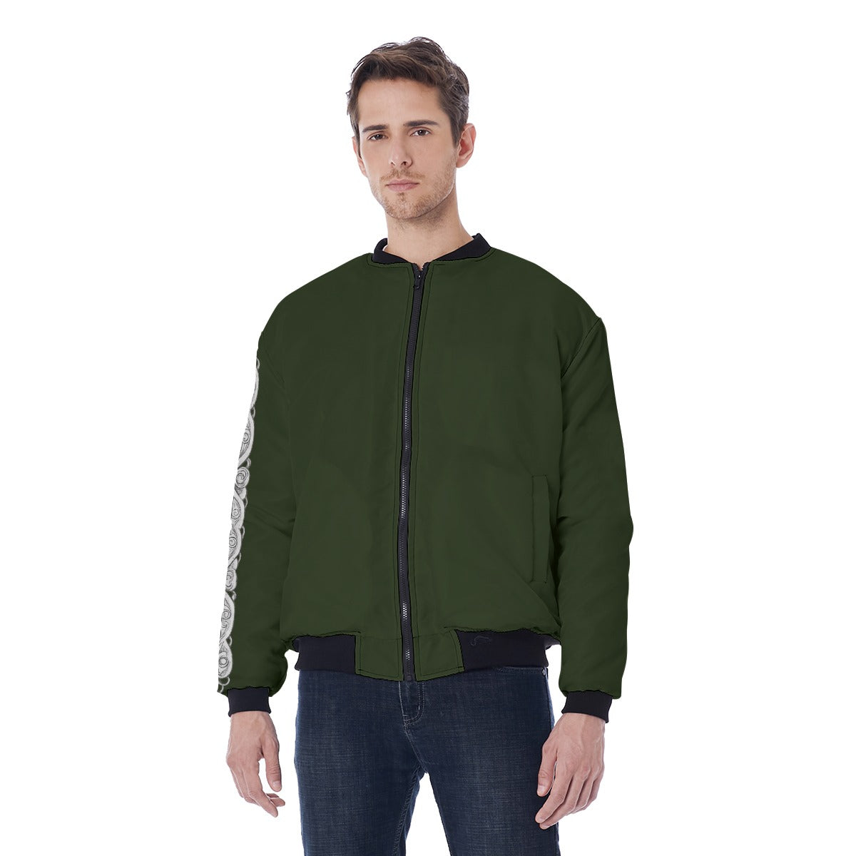 Słowiańska Kurtka Gotycka Bomberka - Forest Wolf Guard