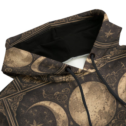 Occultystyczna Damska Bluza Hoodie | Wicca Dark Patchwork