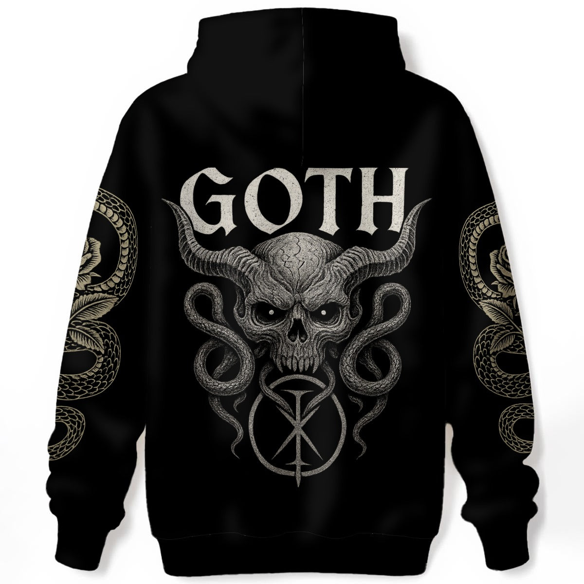 Bluza Gotycka Goth Demon Snake&Rose