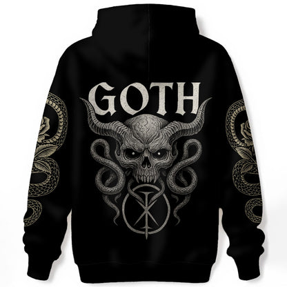 Bluza Gotycka Goth Demon Snake&Rose