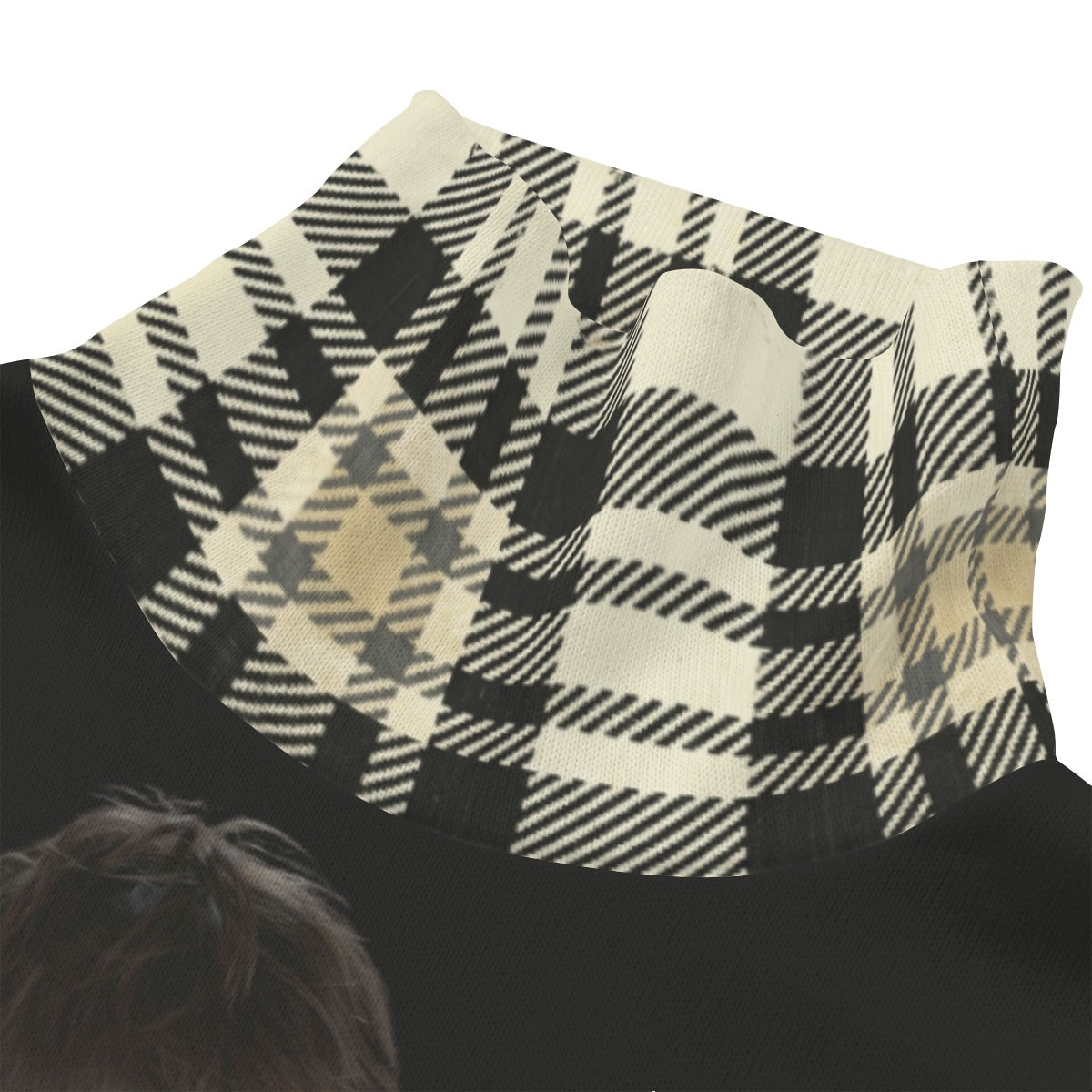 Alternatywny Sweter Grunge z Golfem Sweet Terror – Faded Stripes | 280 GSM