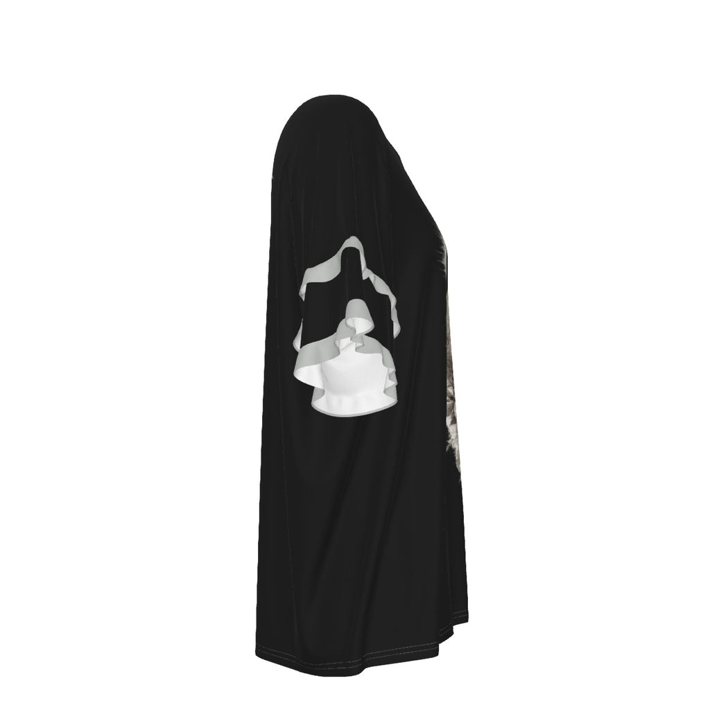 Damska Gotycka Bluzka | Dark Cloak of Sweet Death | Jersey