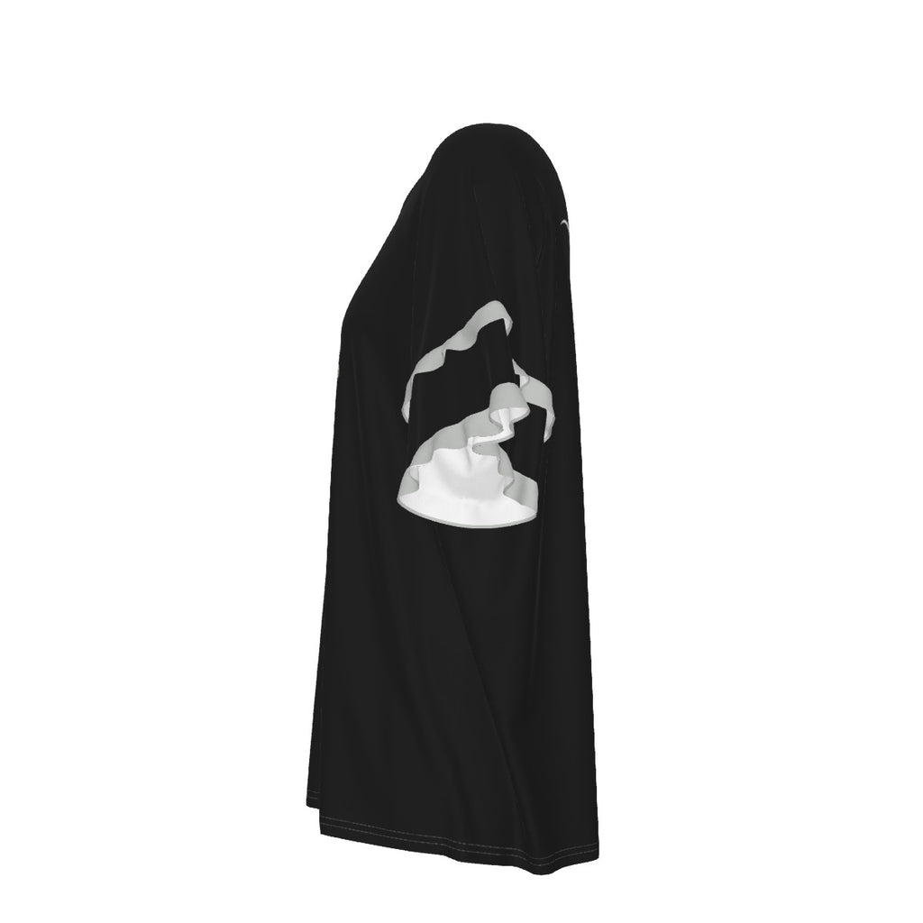 Damska Gotycka Bluzka | Dark Cloak of Sweet Death | Jersey
