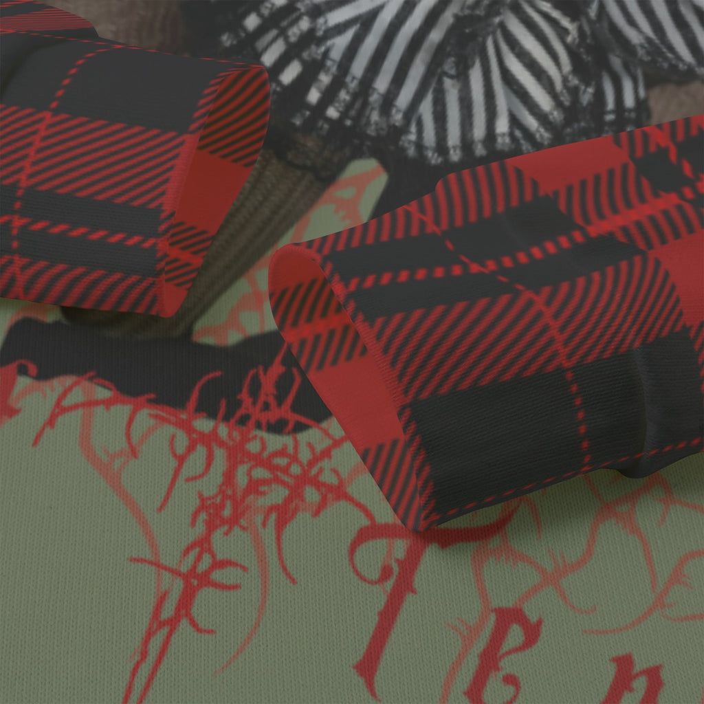 Alternatywny Sweter Grunge Sweet Terror | Red Tartan | 280 GSM