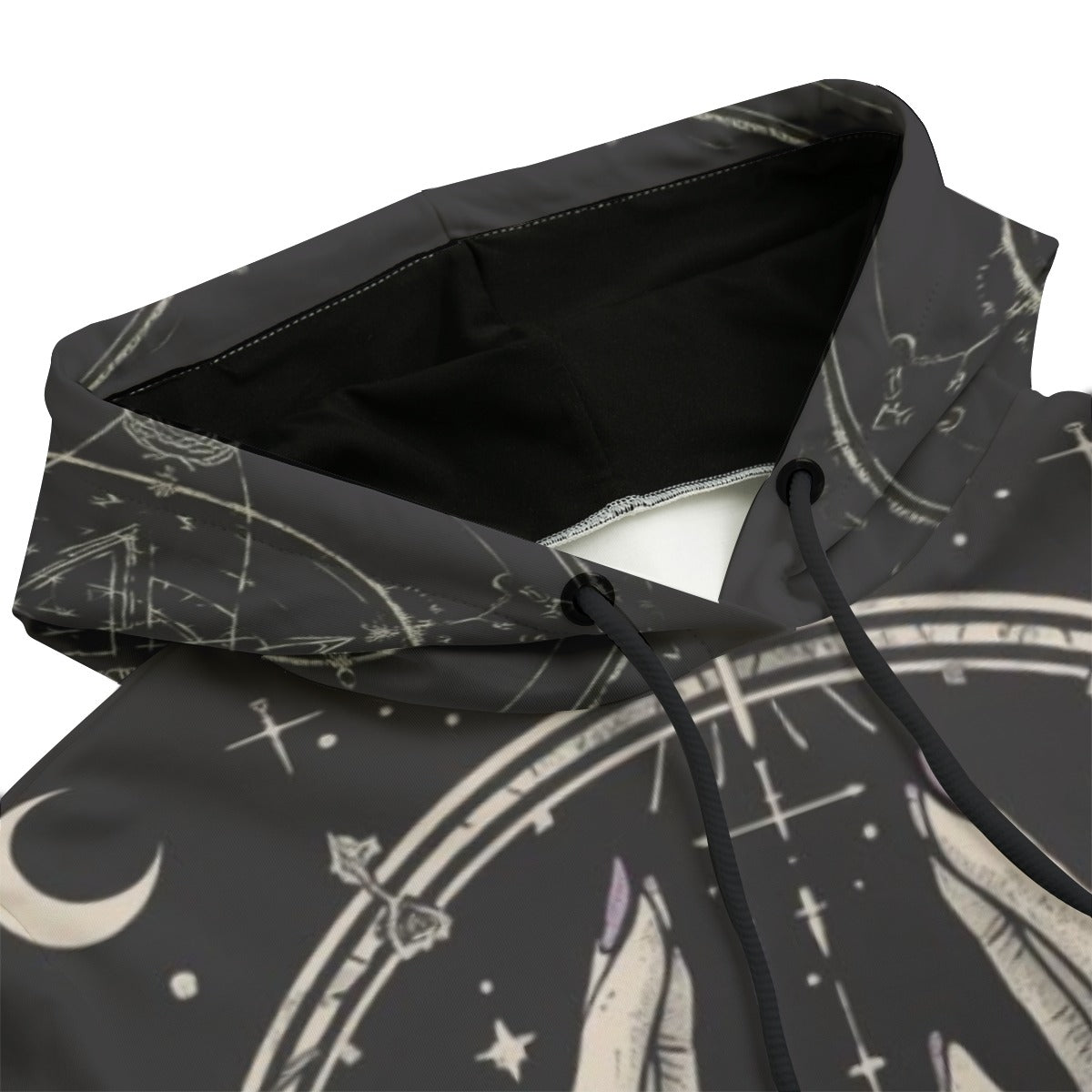Wiccańska Bluza Rytualna Eternal – All-Over Print | Dark Magic Witch Hoodie | Gothic Aesthetic
