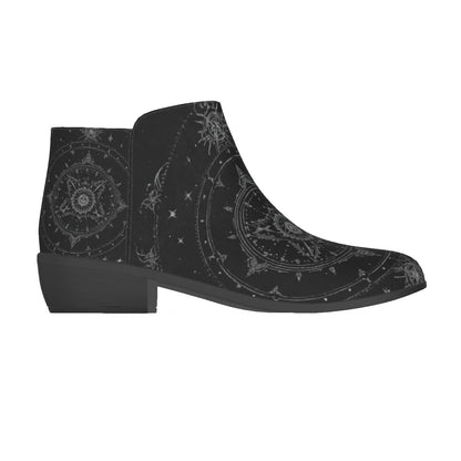 Gotyckie Buty Damskie Celestial Silver Witchcore | Celestial Gothic Boots