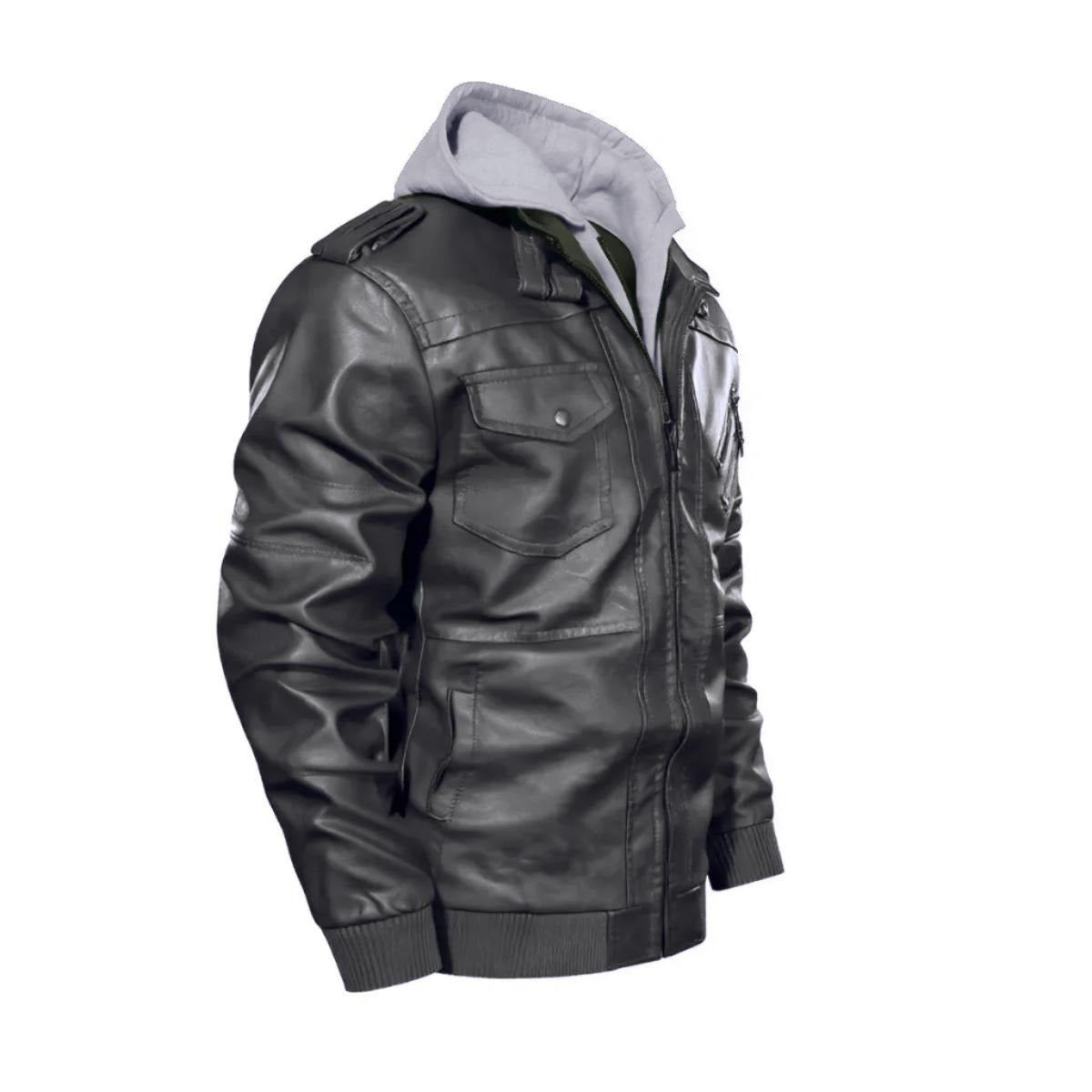Death Metalowa Kurtka Skórzana Abyss Demon - Heavy Metal PU Jacket