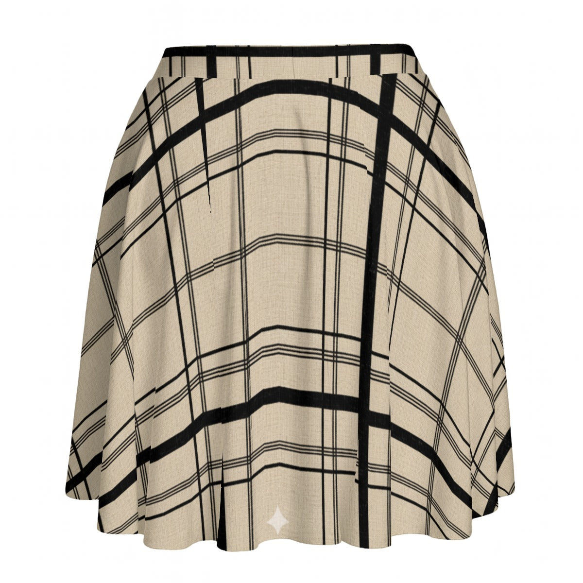 Altgotycka Beżowa Spódniczka Dark Academy