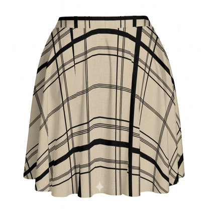 Altgotycka Beżowa Spódniczka Dark Academy