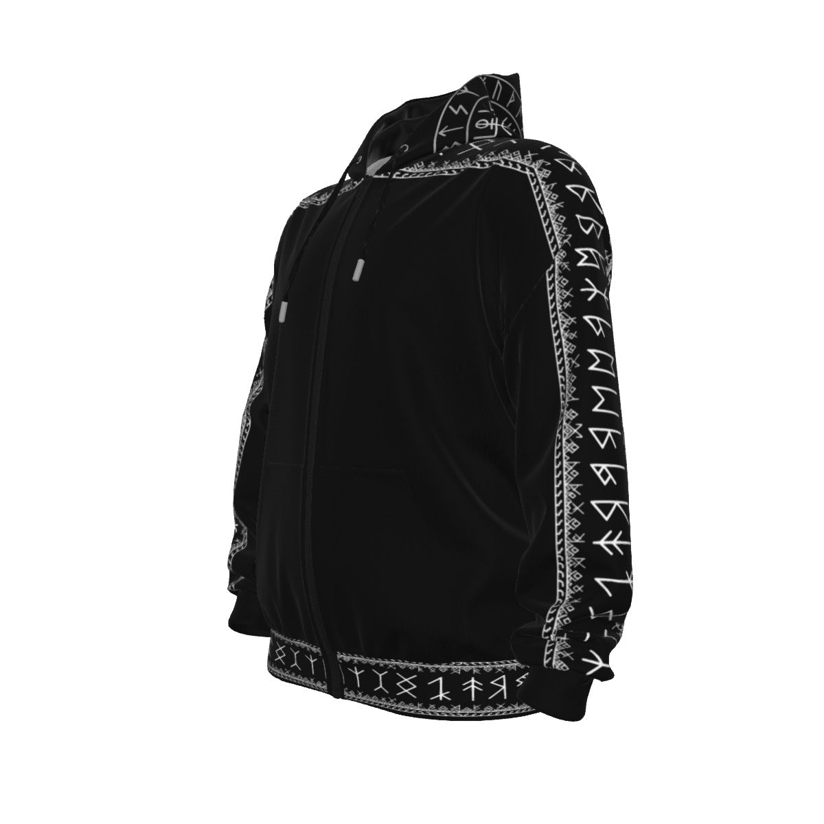 Gotycka Bluza na Zamek - Dark Occult Rune Circle