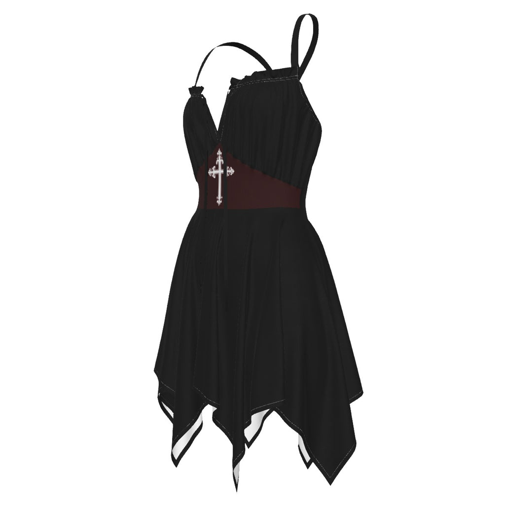 Gotycka Sukienka Mini Dark Victorian Cross | Victorian Gothic Princess