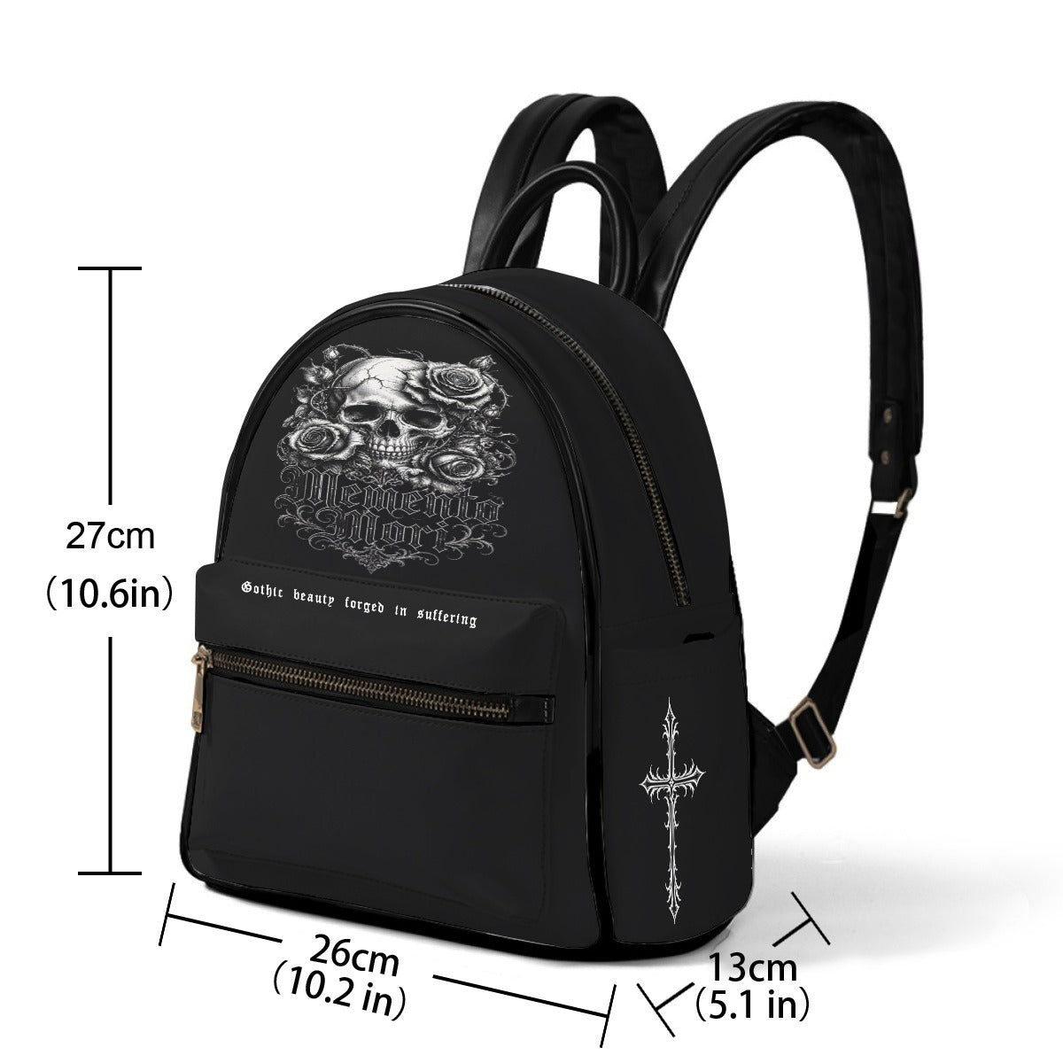 Memento Mori Gothic Backpack | Victorian Darkwear Bag