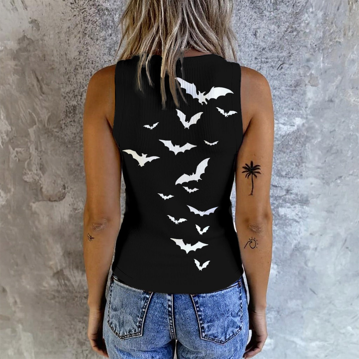 Gotycki Tank Top Moth&Month