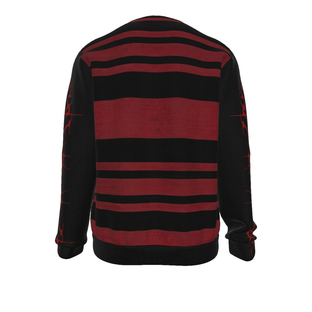 Bluza Gotycka Grunge w Pasy | Evil Stripes | 100% Bawełna 310 GSM