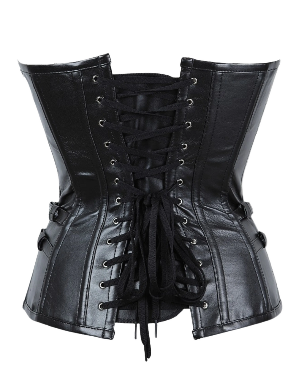 Gotycki Gorset Skórzany z Łańcuchami | Gothic Leather Corset Harness | Dark Ritual Corset