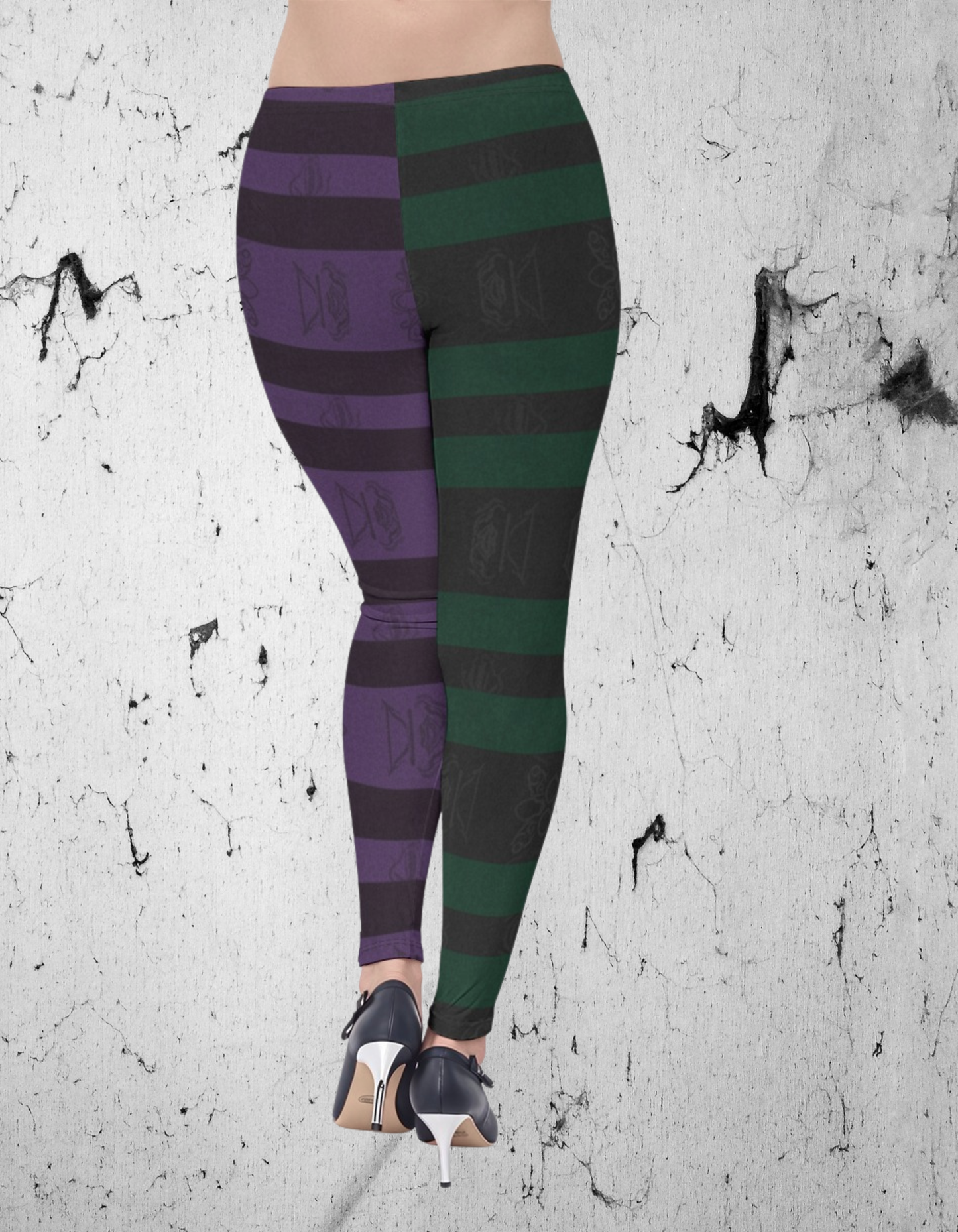 Gotyckie Legginsy Witch Double Color