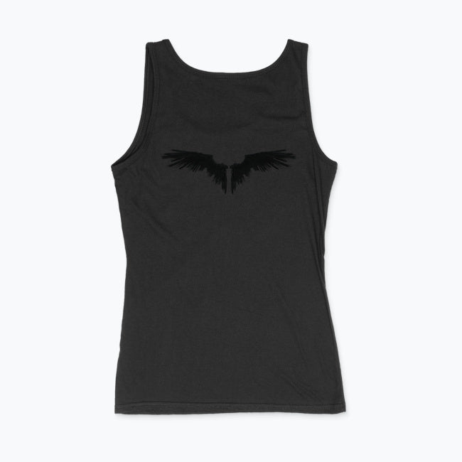 Gotycki Tank Top Damski – GRUNGE GOTH SIGIL 667 | Dopasowany 100% Bawełna