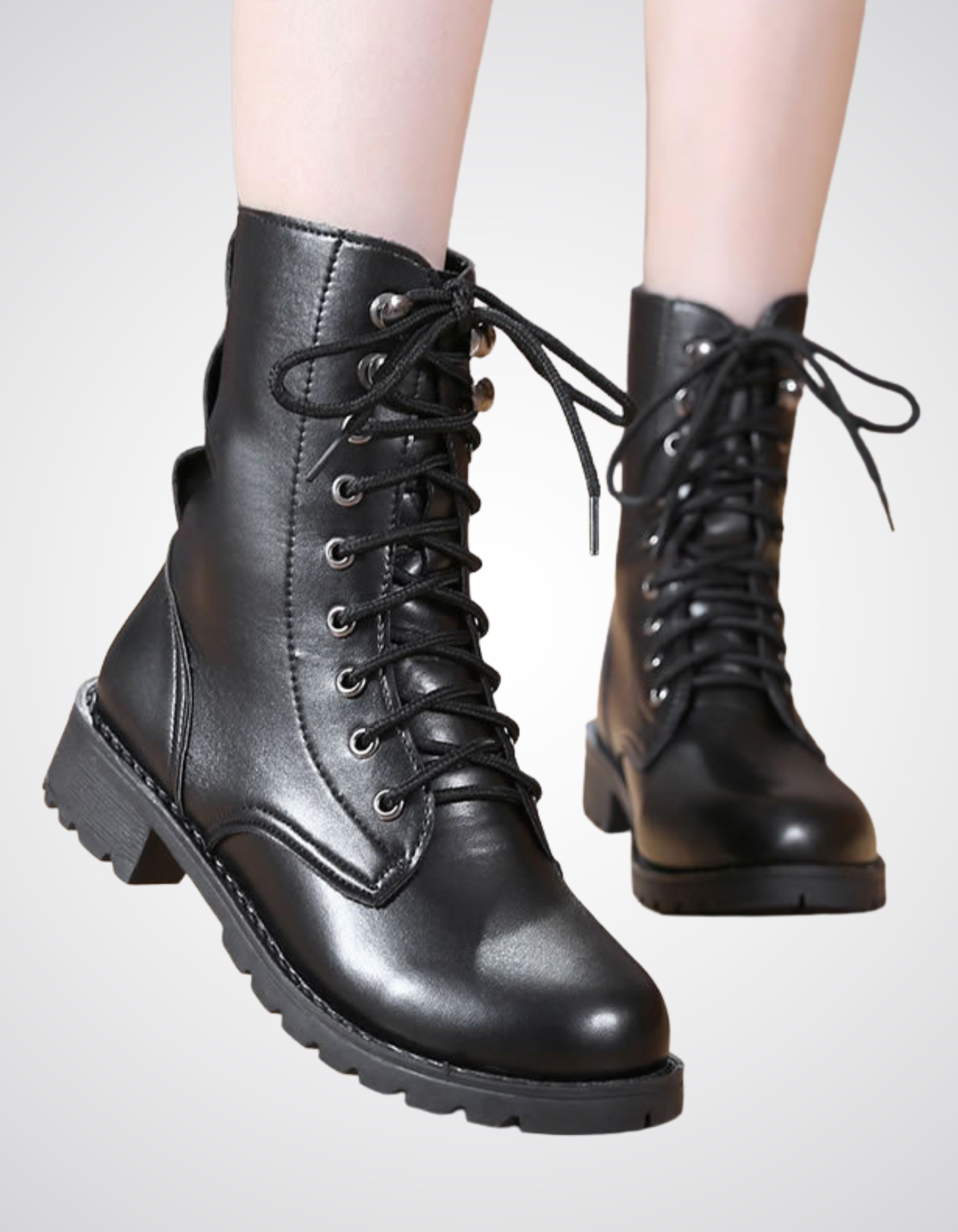 Damskie Metalowe Buty Black Rebel Punk