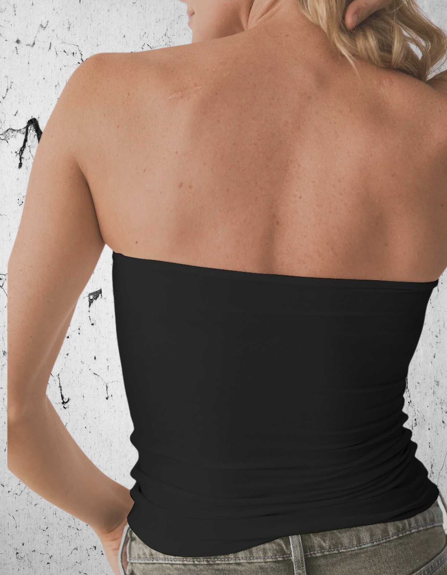 Gotycki Top bez ramion Mistycal Moon