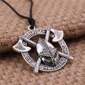 Nordycki Naszyjnik Odin Warrior Symbol Silver