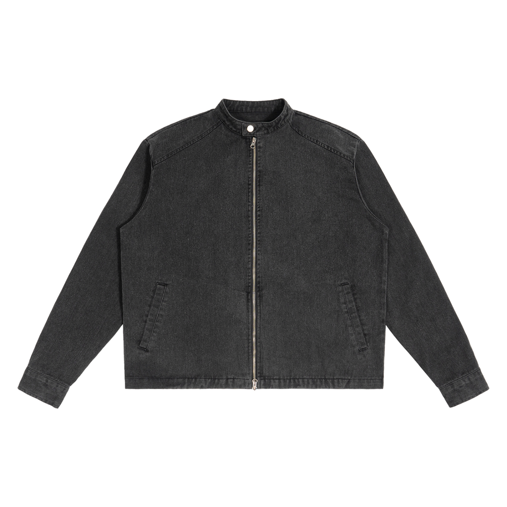 Gothic Black Denim Jacket| Wicca Dark Lady
