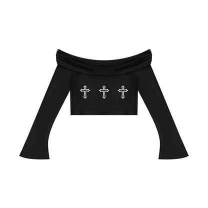 Gothic,Dark Gothic Clothes,Gothic Women Crop Top,Gothic Top,Gothic Crop Top
