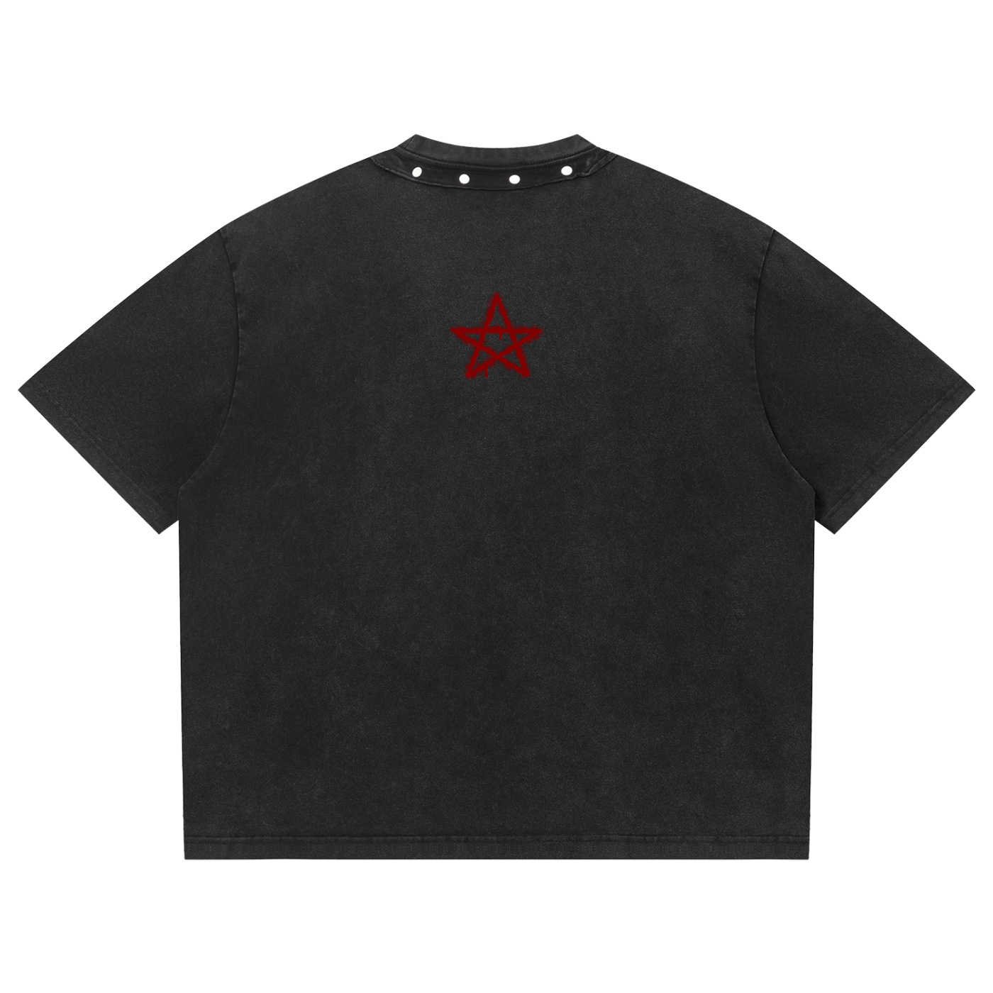 Gotycki T-shirt Oversize z Ćwiekami | Goth Pop – Sweet Nightmares