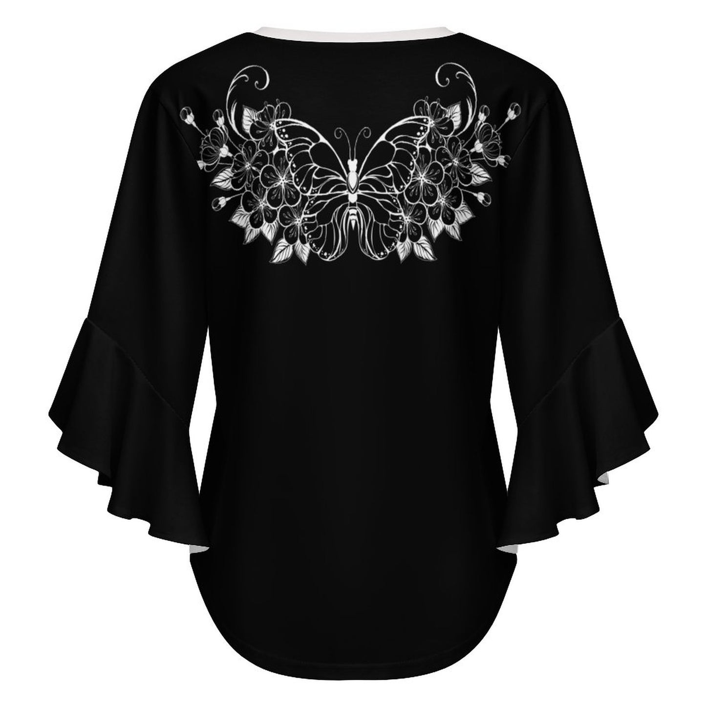 Women's Gothic Ruffled Blouse | Garden of Death