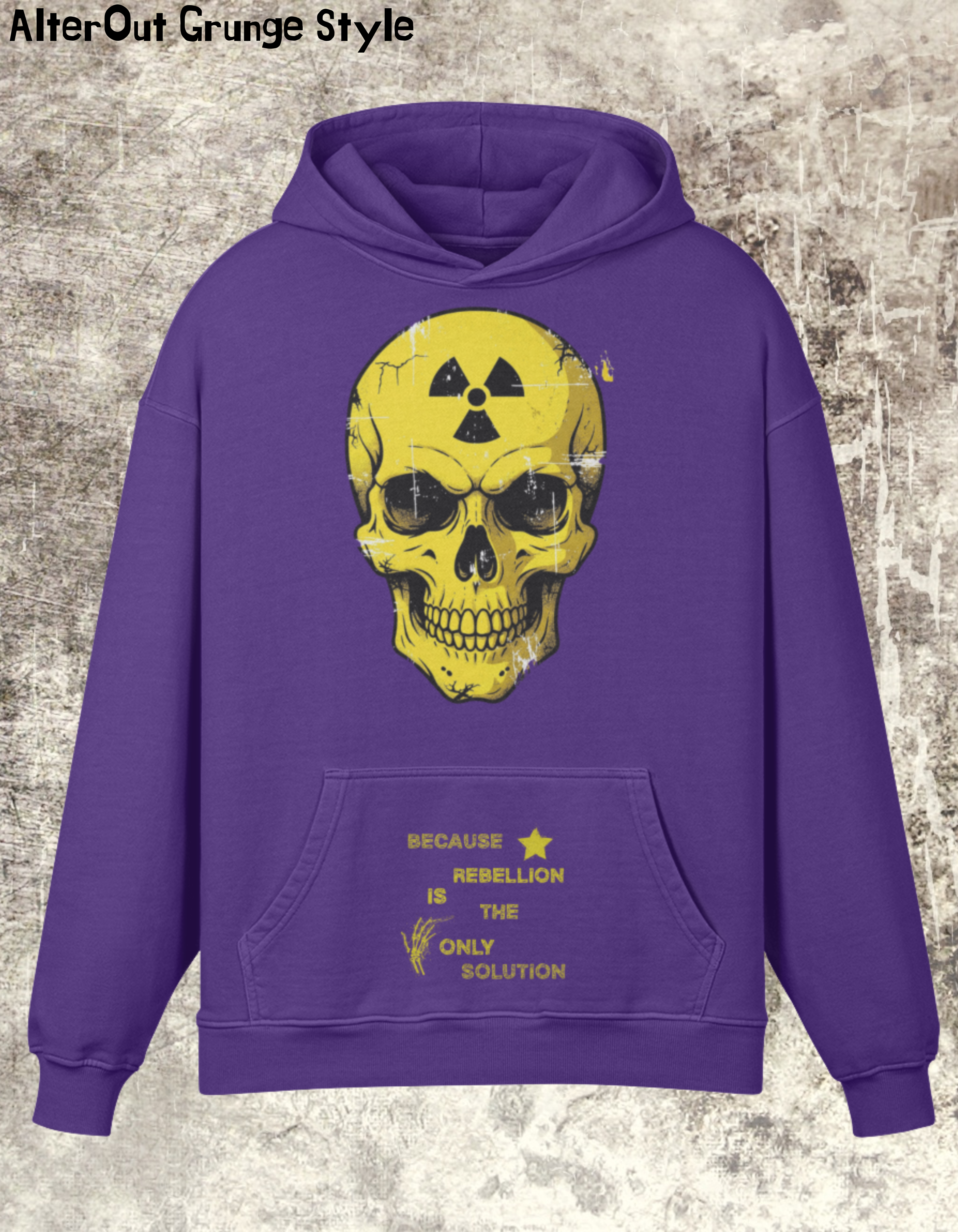Bluza Hoodie Grunge RADIATION SKULL