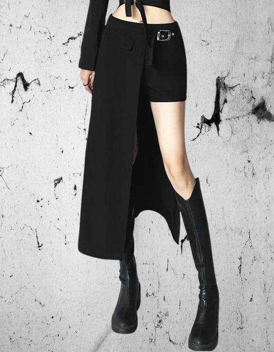 Gotycka Spódnica Asymetryczna