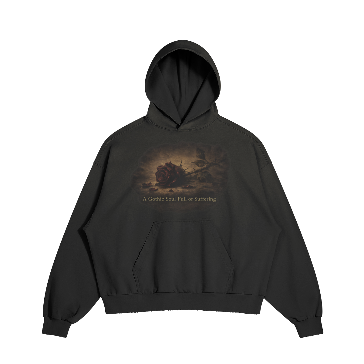 Gothic Streetwear Victorian Cotton Hoodie