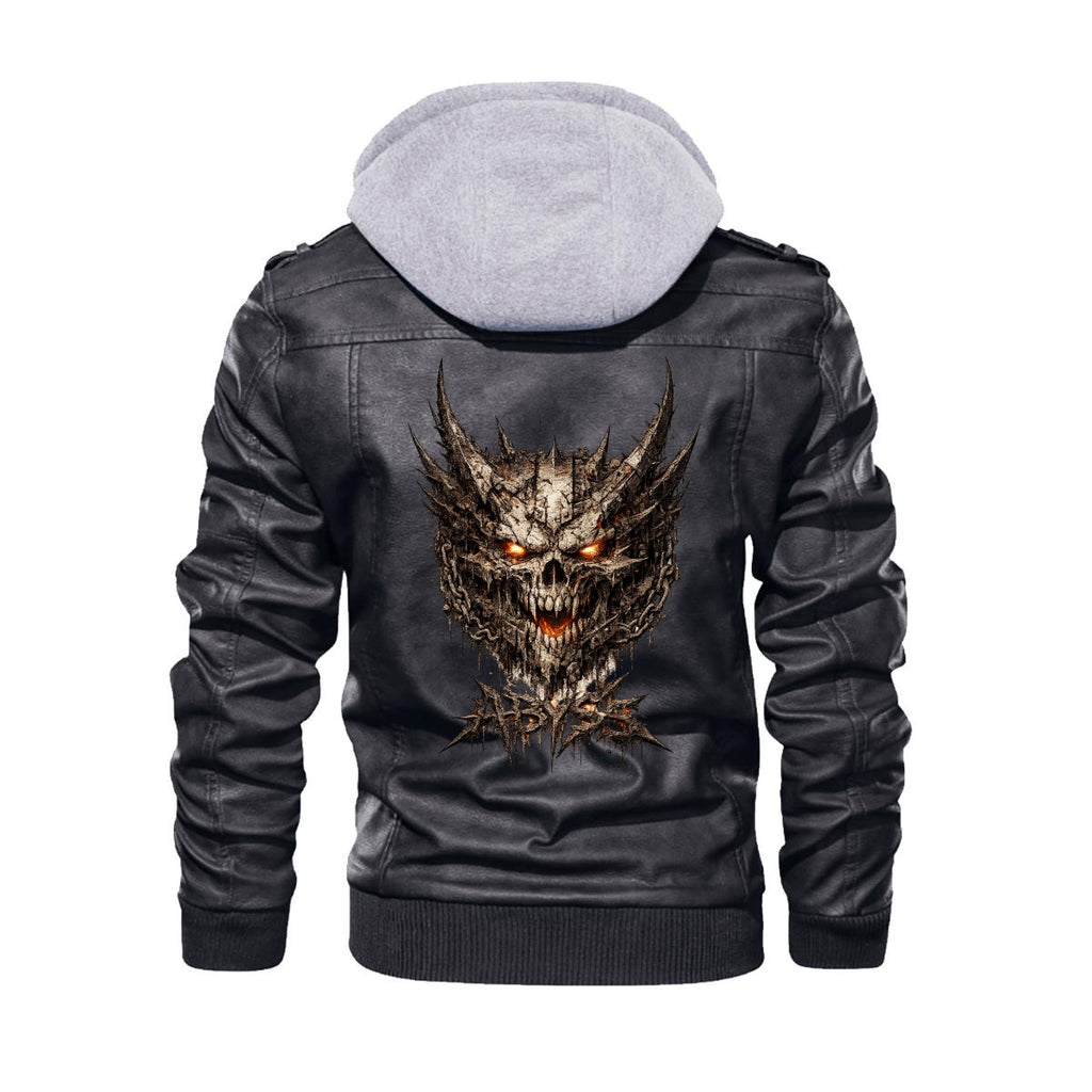 Death Metal Demon Leather Jacker