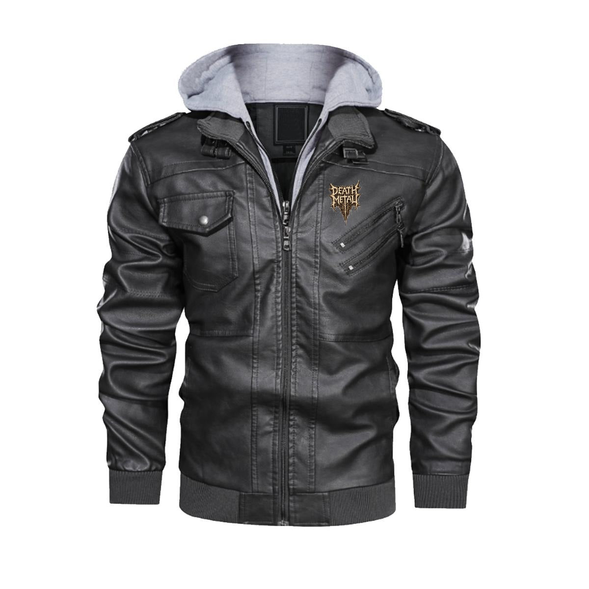 Heavy Metal Demon Leather Jacket 