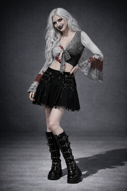 Altgotycki Top Bloodly Alice Moth | Altgoth Lolita