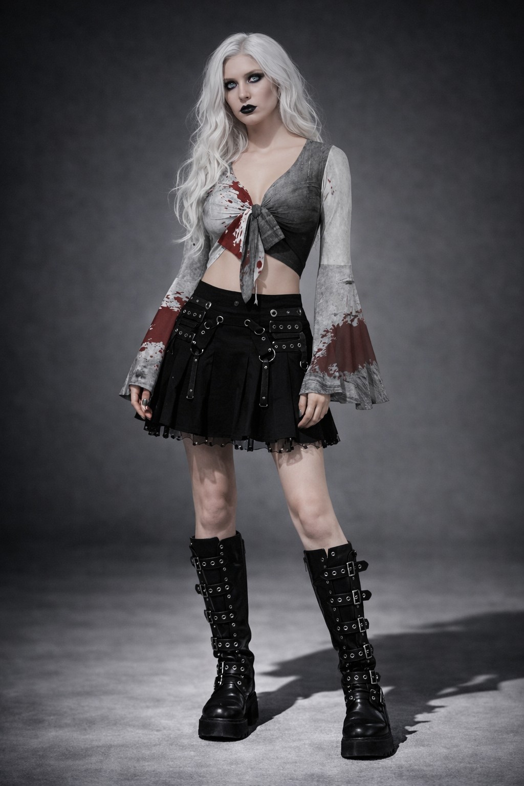 Altgotycki Top Bloodly Alice Moth | Altgoth Lolita