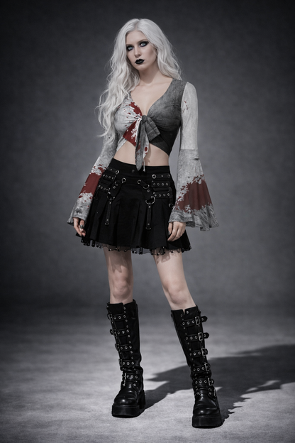 Altgoth Crop Top | Bloodly Alice Moth