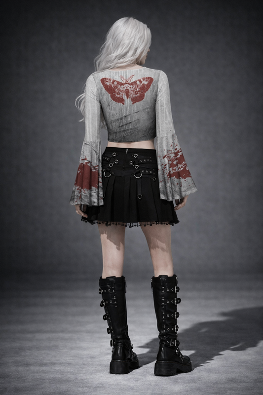Altgotycki Top Bloodly Alice Moth | Altgoth Lolita