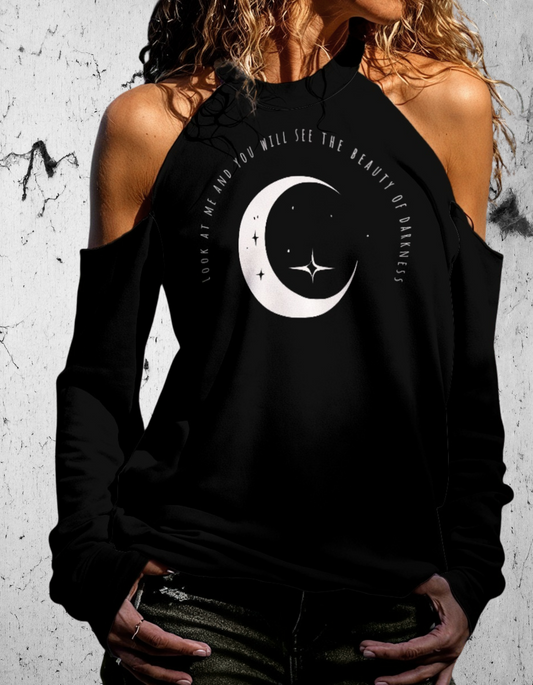 Gotycka Bluza Damska z odkrytymi ramionami Children of Night