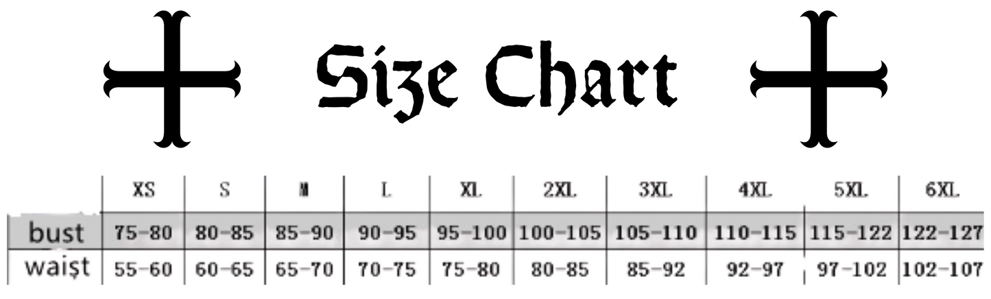 Gotycki Gorset Dark Armor Abbysal